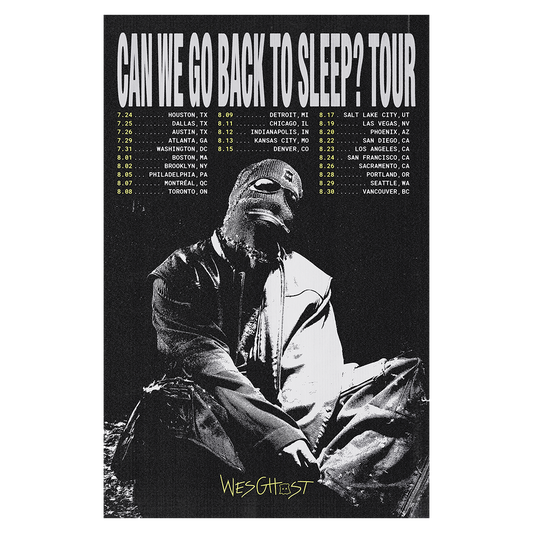 CAN WE GO BACK TO SLEEP TOUR POSTER