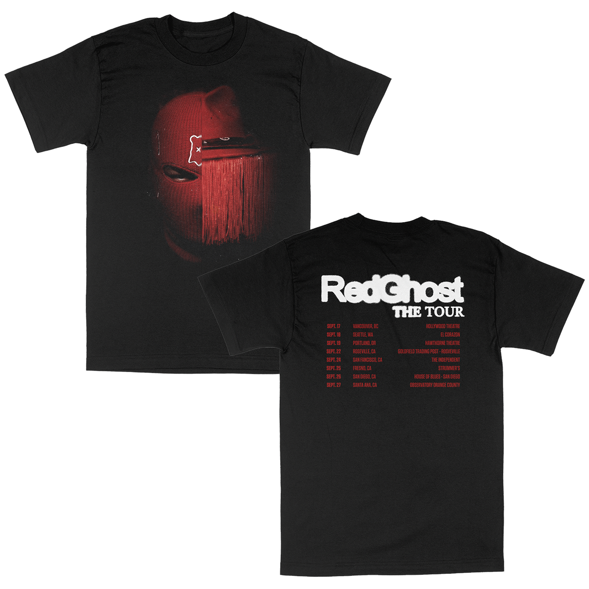 REDGHOST TOUR TEE